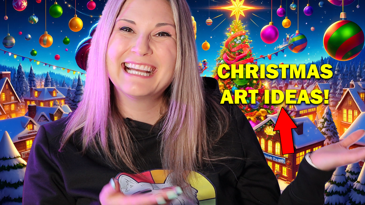 Christmas Art Lesson Ideas for Classrooms and Homeschooling