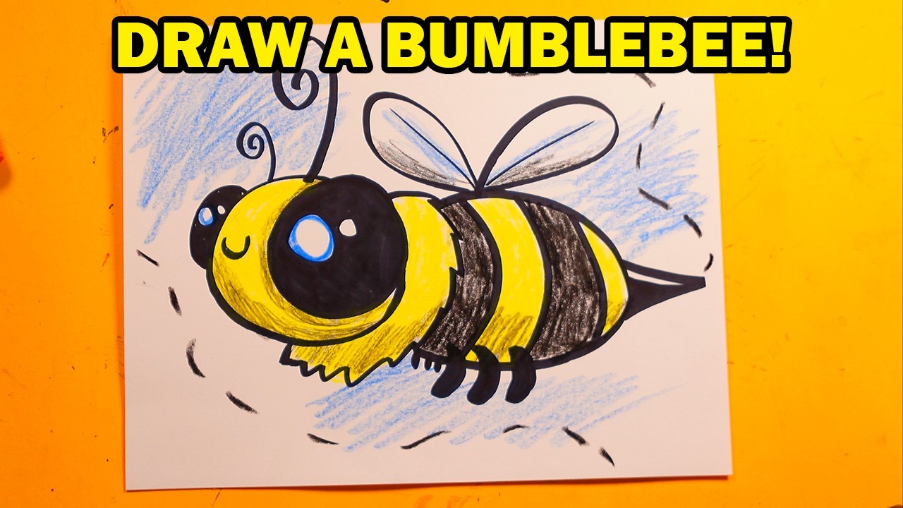 Bumblebee Art Lesson: A Step-by-Step Art Adventure for Kids
