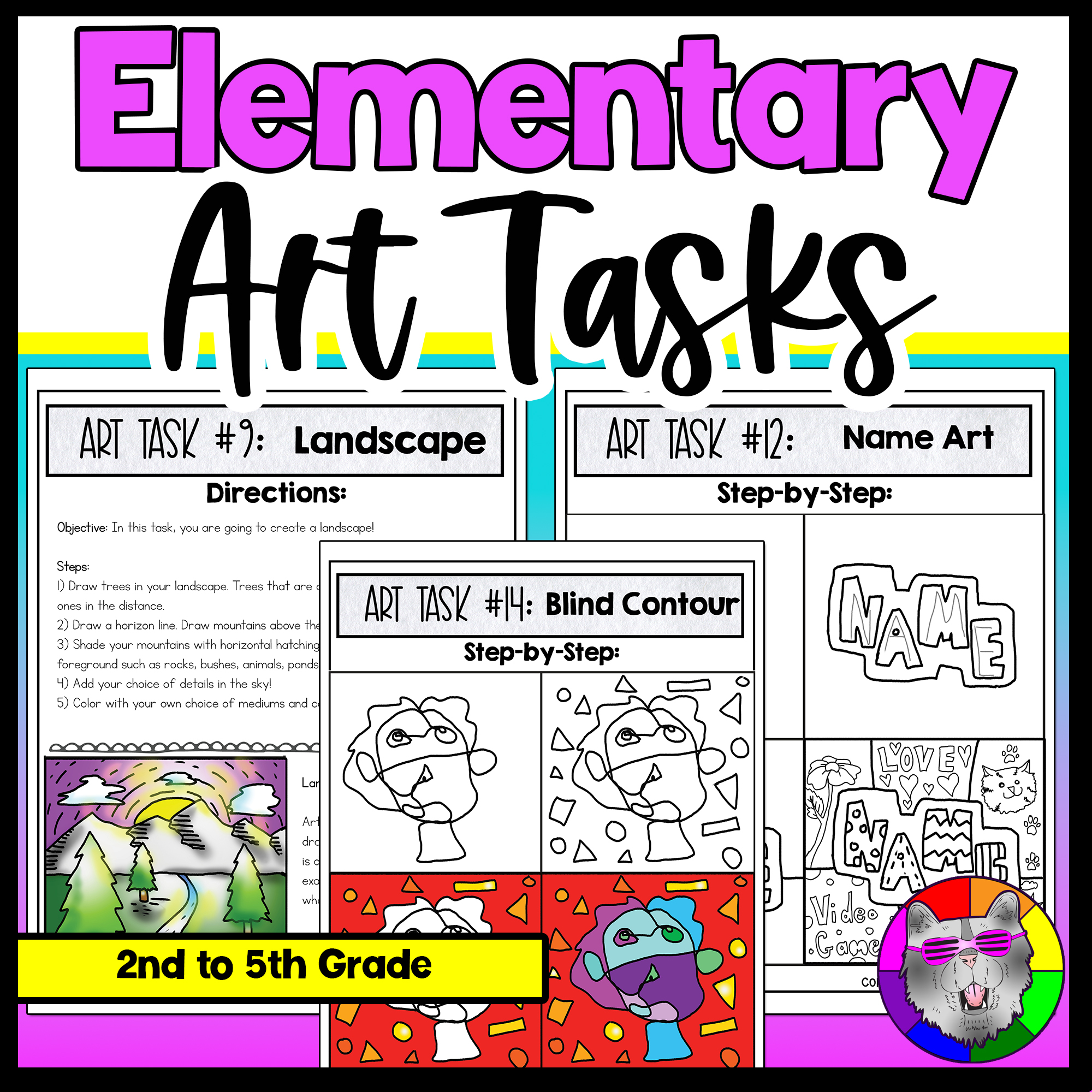 14 Art Lessons Homeschooling Bell Ringers Fast Finishers Art Sub Plans