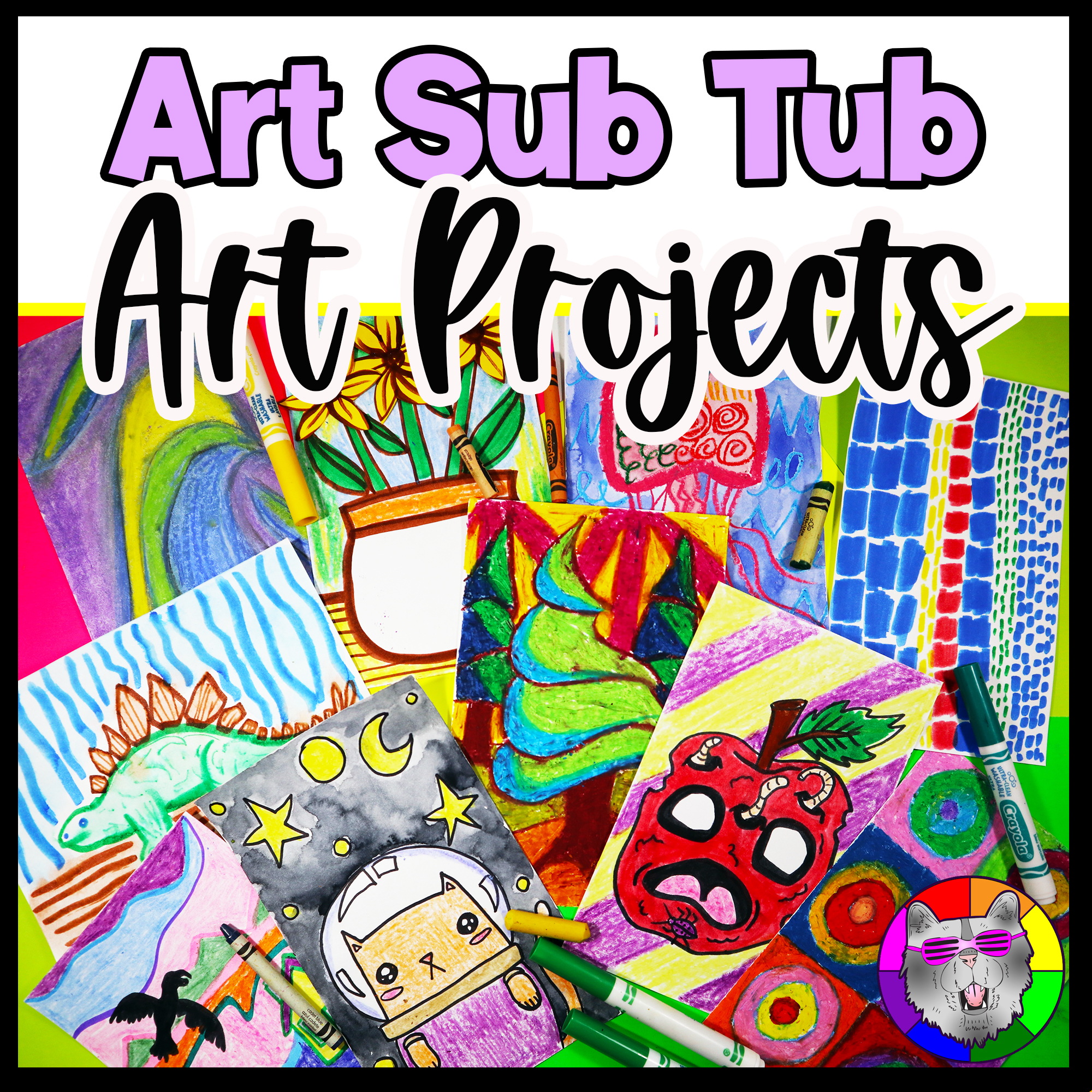 Art Sub Tub Lesson Plans Art Sub Art Projects 10 Art Lessons 10 Art Activities