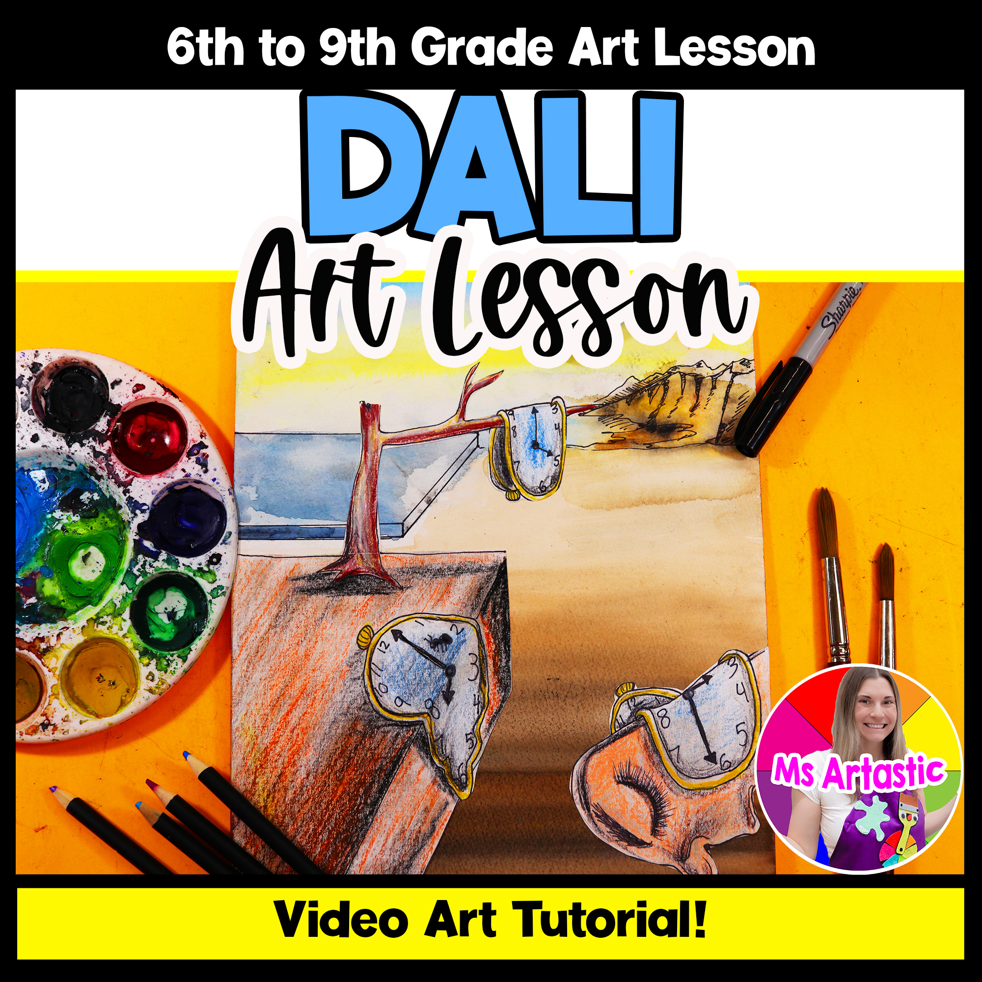 Surrealism Art Project Salvador Dali Art Lesson Surrealist Artwork Art Activity