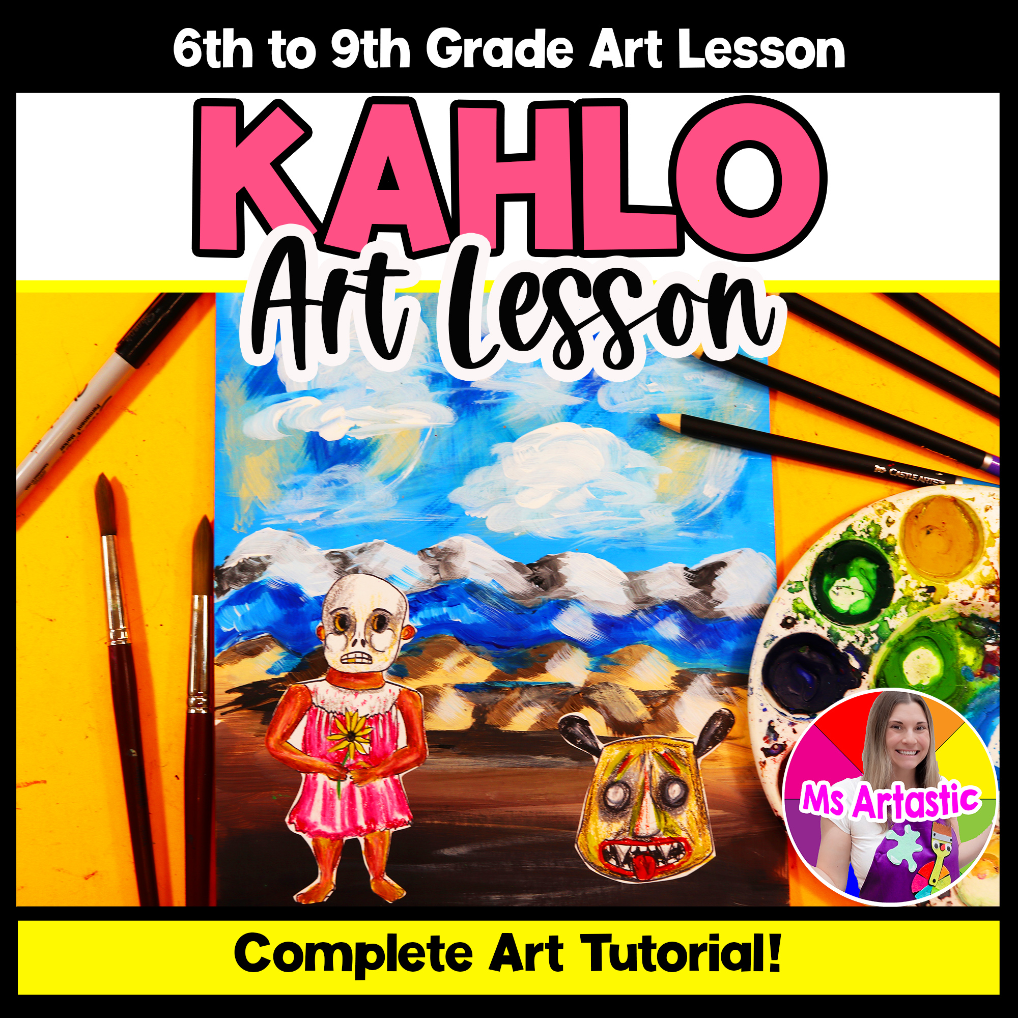 Frida Kahlo Surrealism Art Project Surrealist Landscape Art Lesson Art Activity