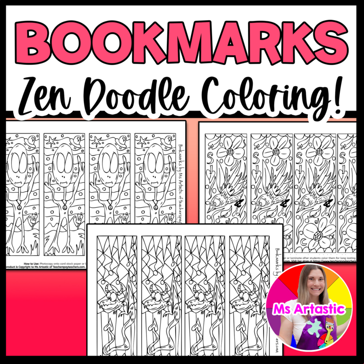 Coloring Bookmarks Printable Bookmarks To Color Reading Activity Early Finishers