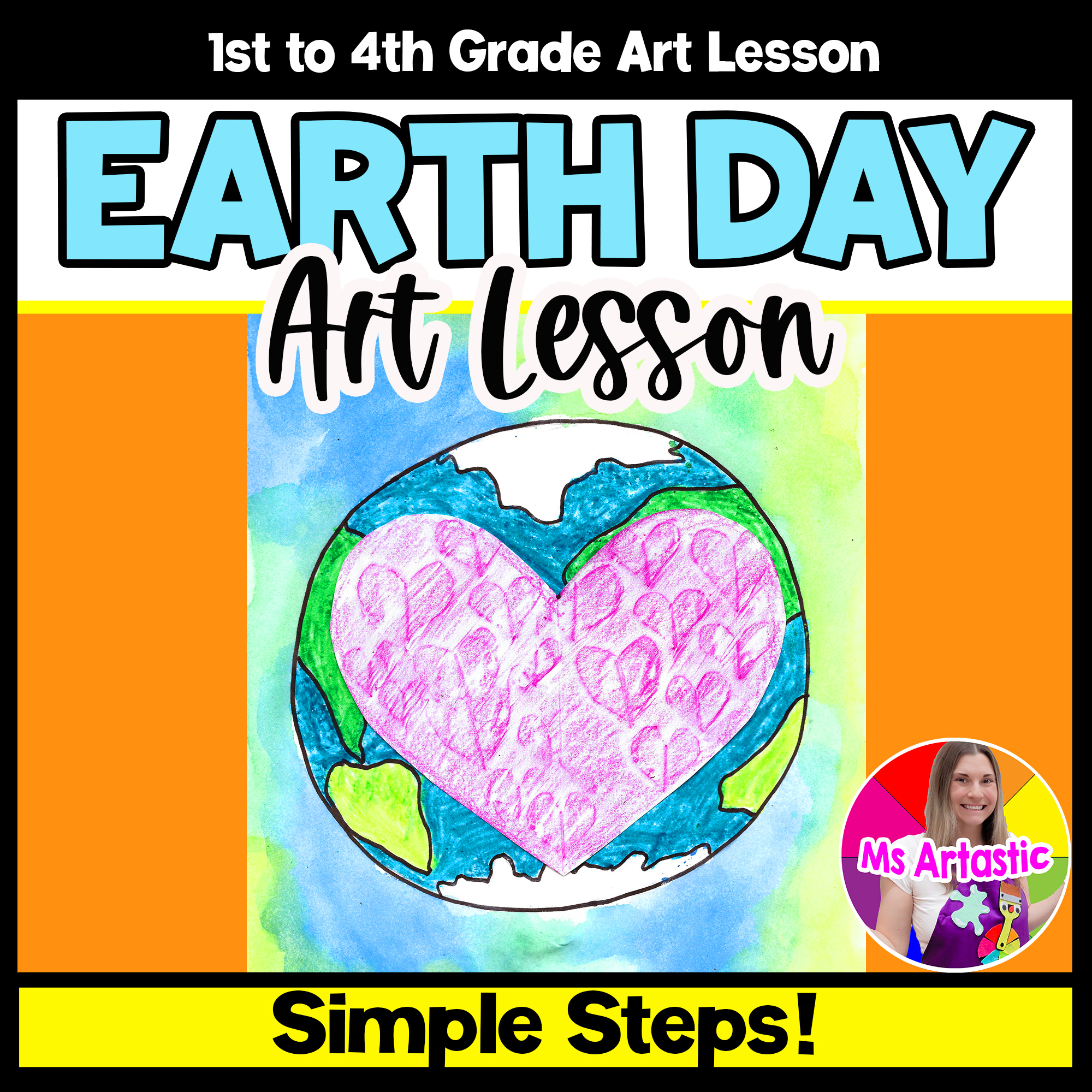 Earth Day Art Lesson Love the Earth Day Art Activity Earth Day Art Project