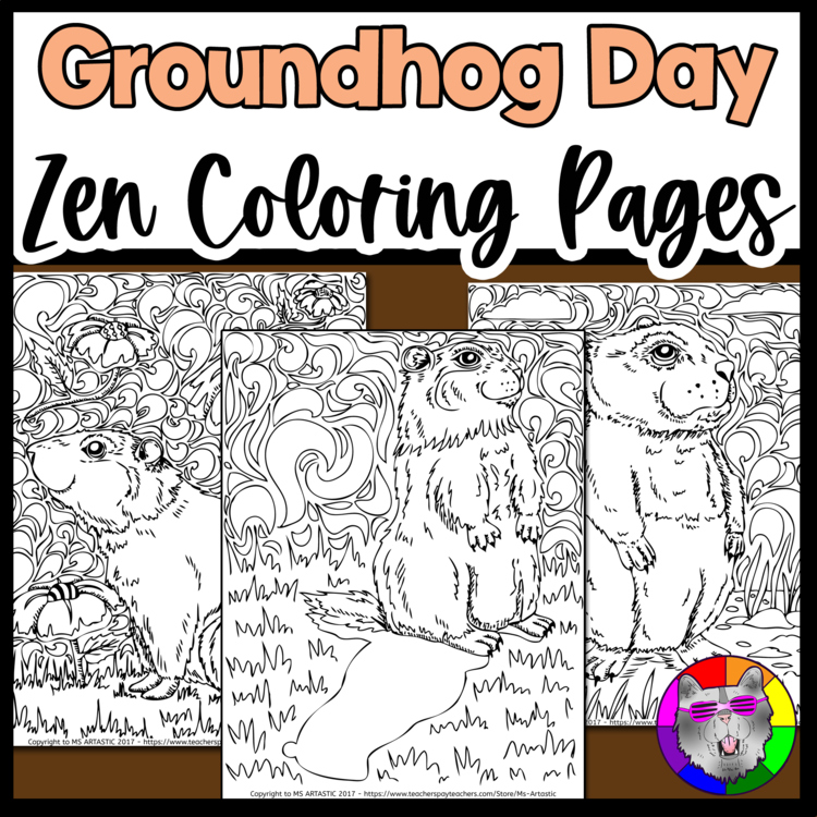 Groundhog Day Coloring Pages Coloring Sheets Activities Coloring Worksheets