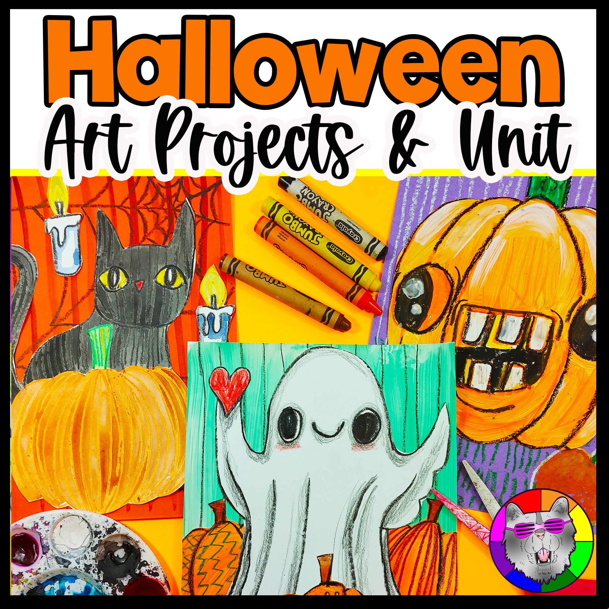 Halloween Art Lessons Halloween Art Projects Fall Art Unit Autumn Activities
