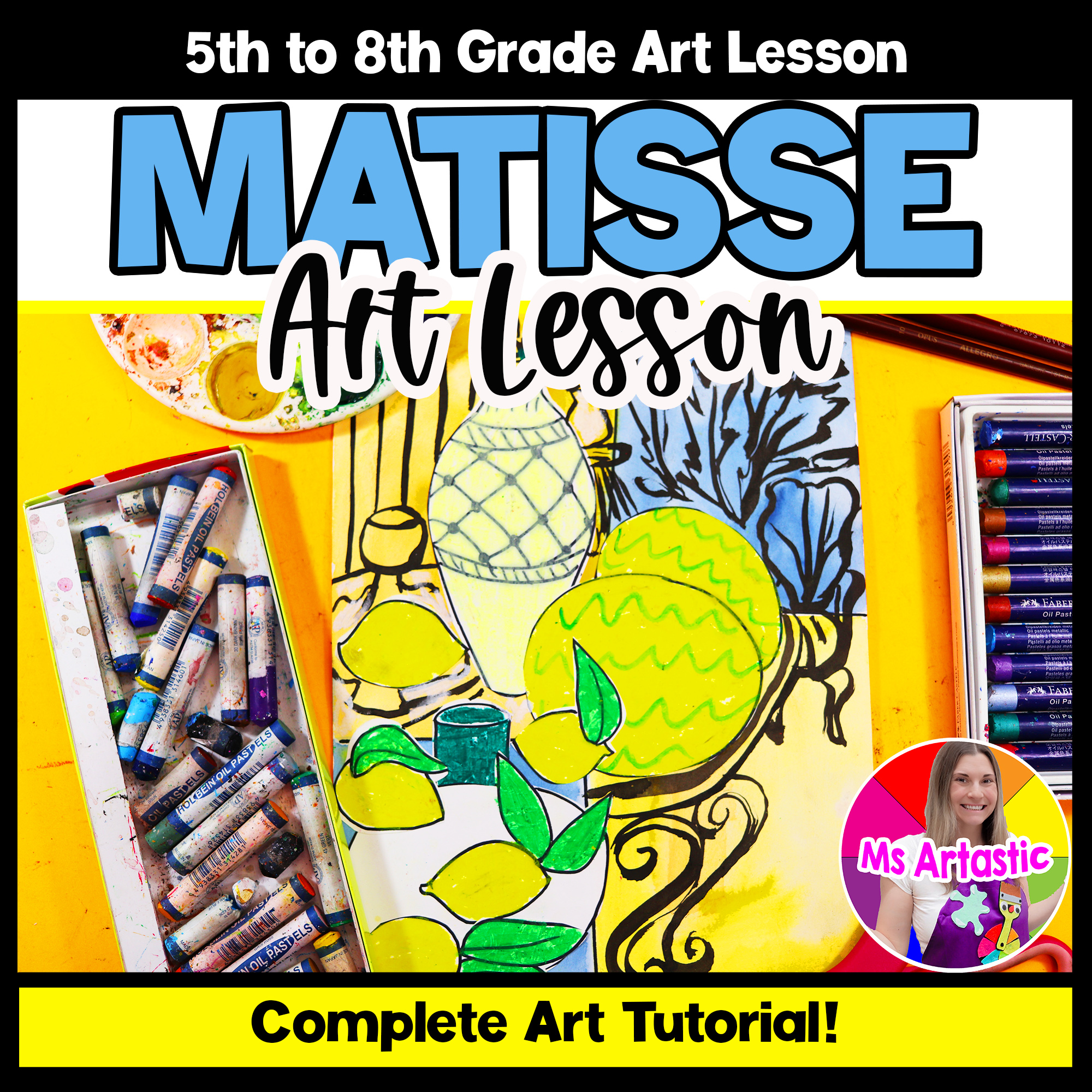 Henri Matisse Art Project Interior In Yellow Art Project Still Life Art Lesson