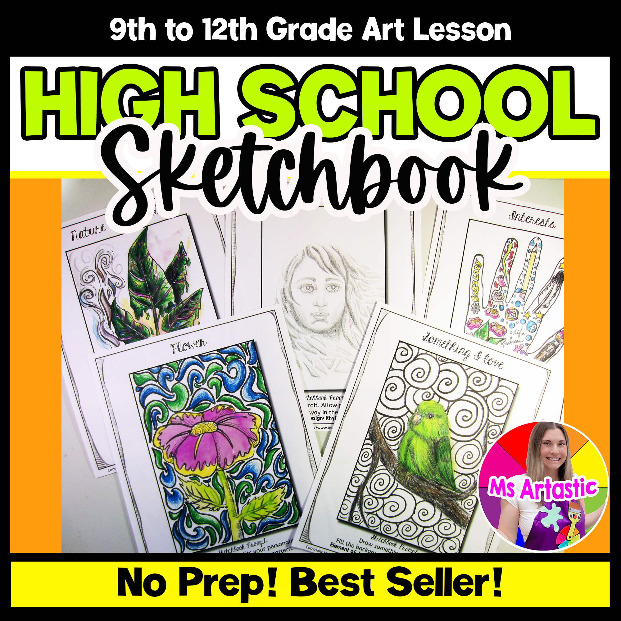 High School Sketchbook Art Lessons Sketchbook Art Prompts Visual Journals