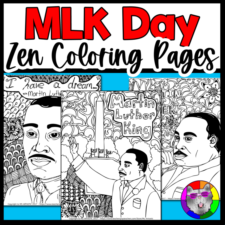 MLK Day Coloring Pages Martin Luther King Coloring Sheets Activities Worksheets