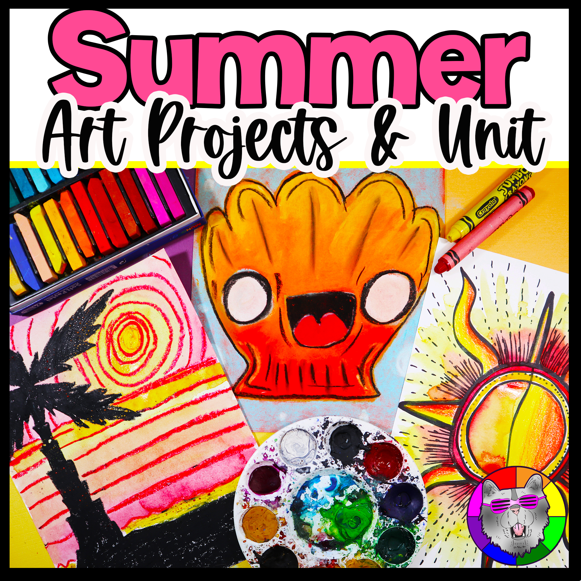 Summer Art Lessons Summer Art Projects Art Unit Art Activities Worksheets