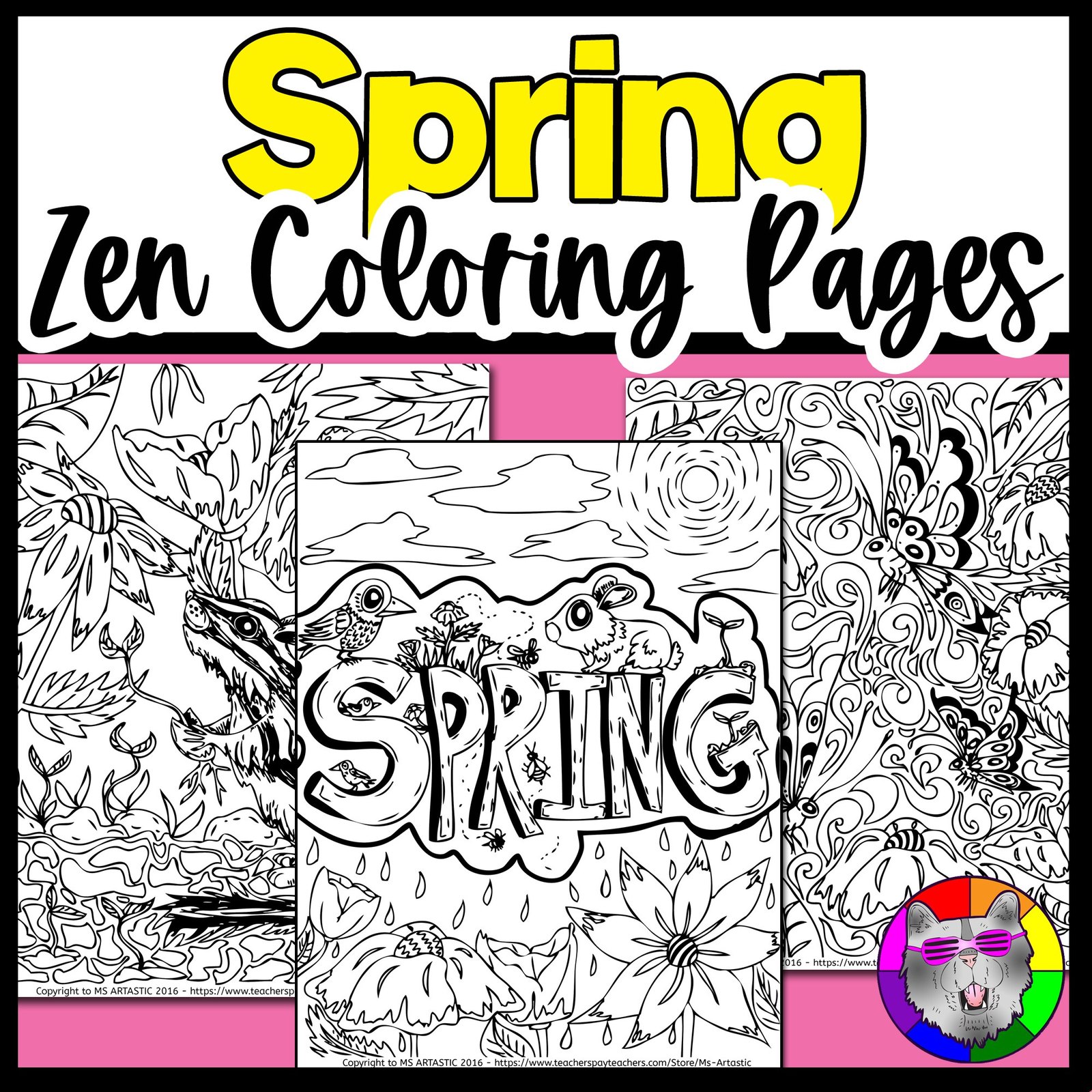 Spring Coloring Pages Spring Coloring Sheets Activities April Coloring Sub Plans