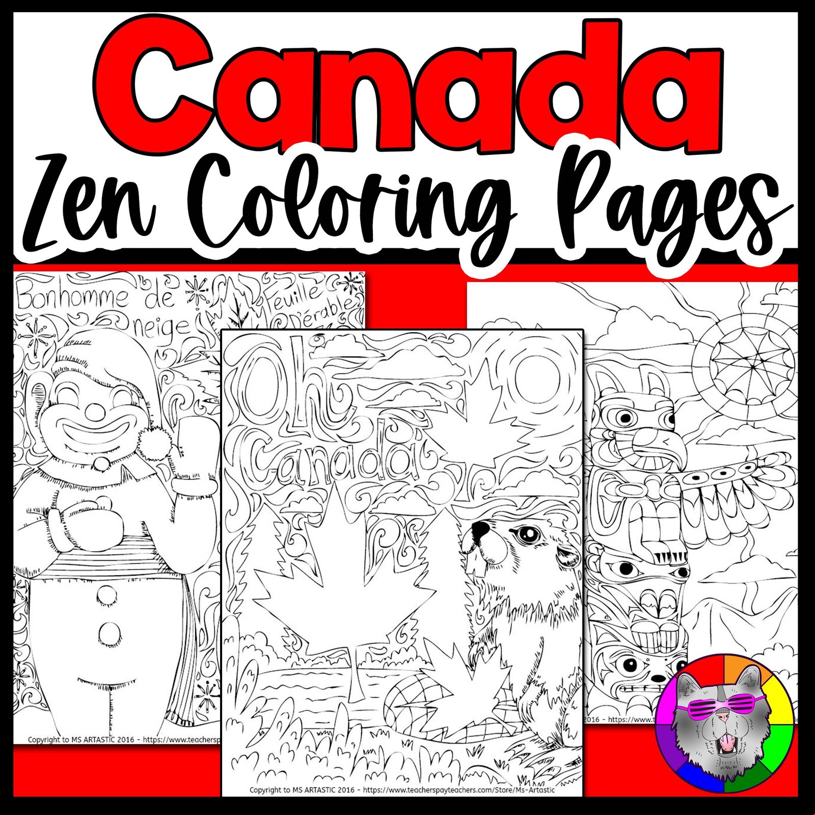 Canada Colouring Pages Canadian Coloring Sheets Canadian Symbols Canadian Flag